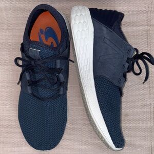 New Balance Navy and White Sneakers